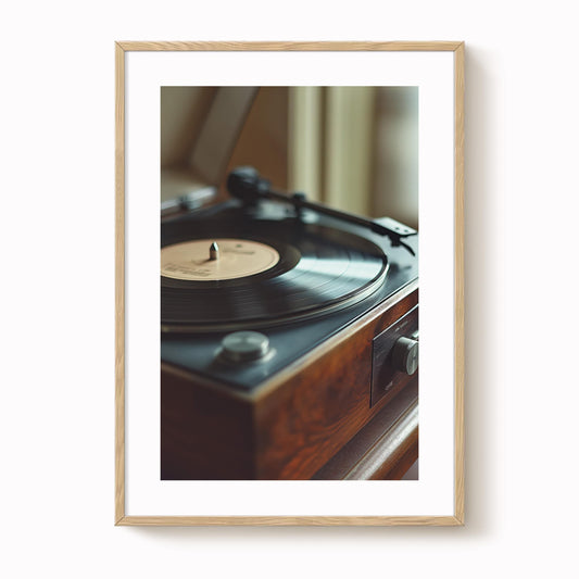 Vinyl Record Player Art Print