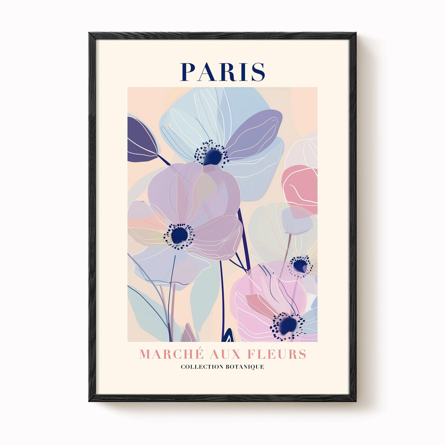 Paris Flower Market Print