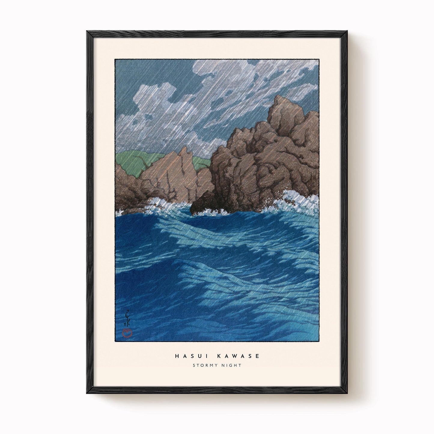 Hasui Kawase - Stormy Night Print