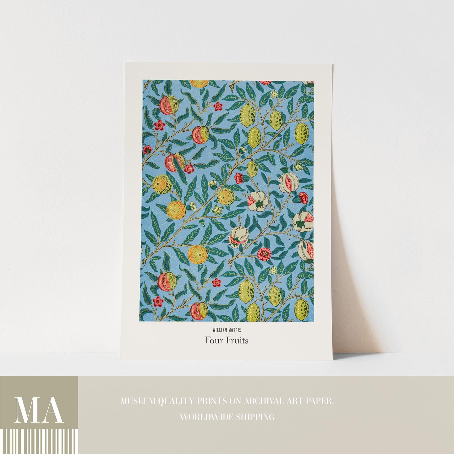 William Morris - Fruit and Flowers Print