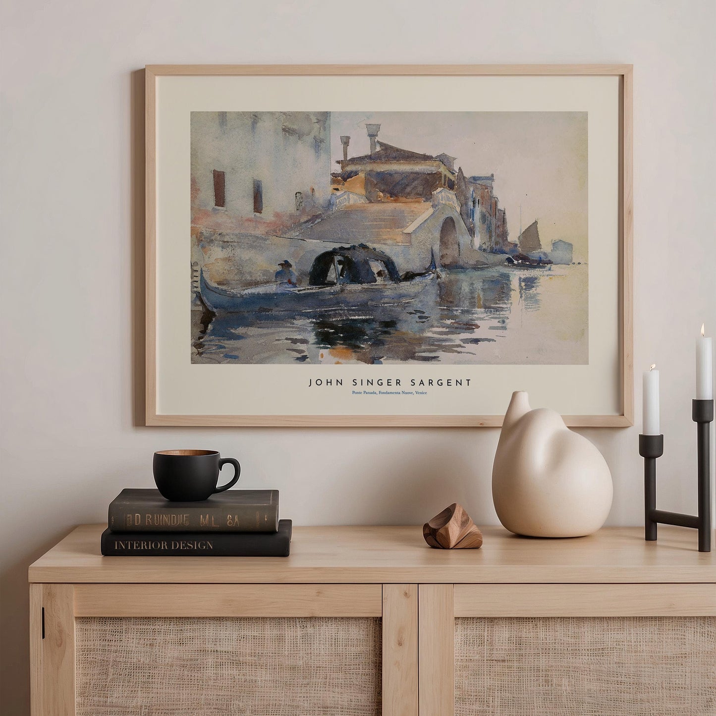 John Singer Sargent - Ponte Panada, Fondamenta Nuove, Venice Print