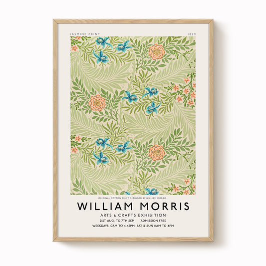 William Morris - Exhibition Poster - Jasmine Print
