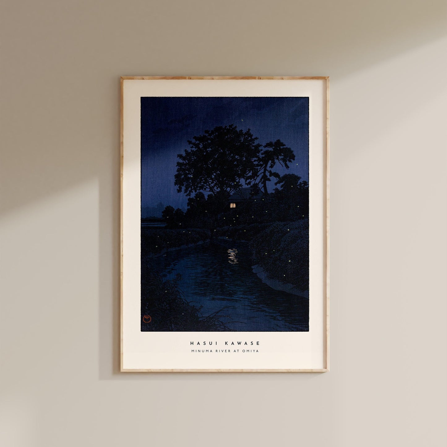 Hasui Kawase - Minuma River at Omiya Print