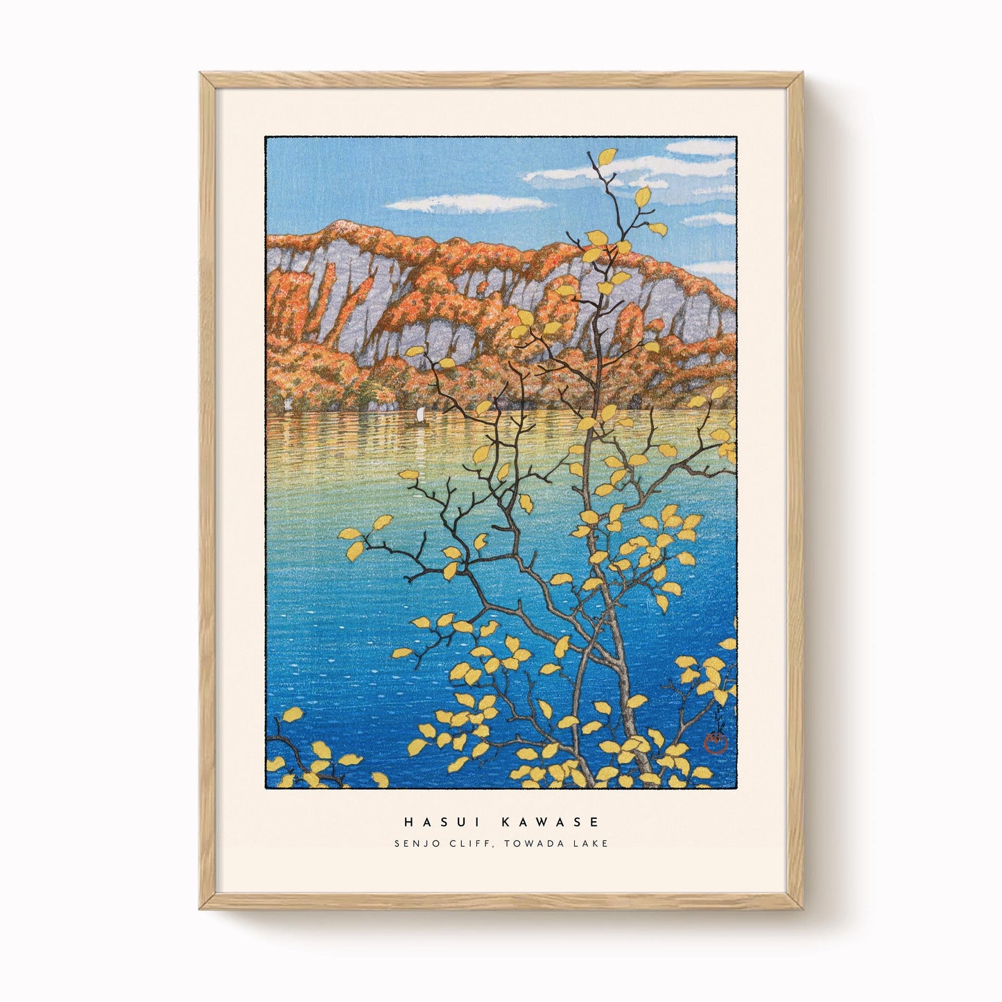 Hasui Kawase - Senjo Cliff Japanese Print