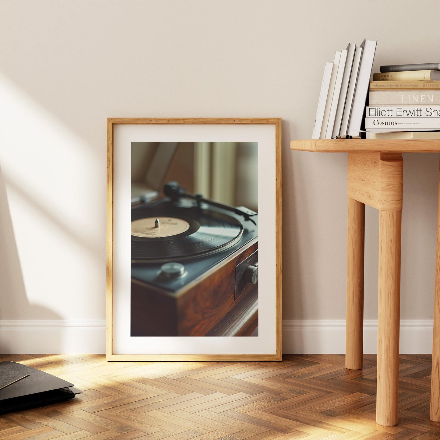 Vinyl Record Player Art Print
