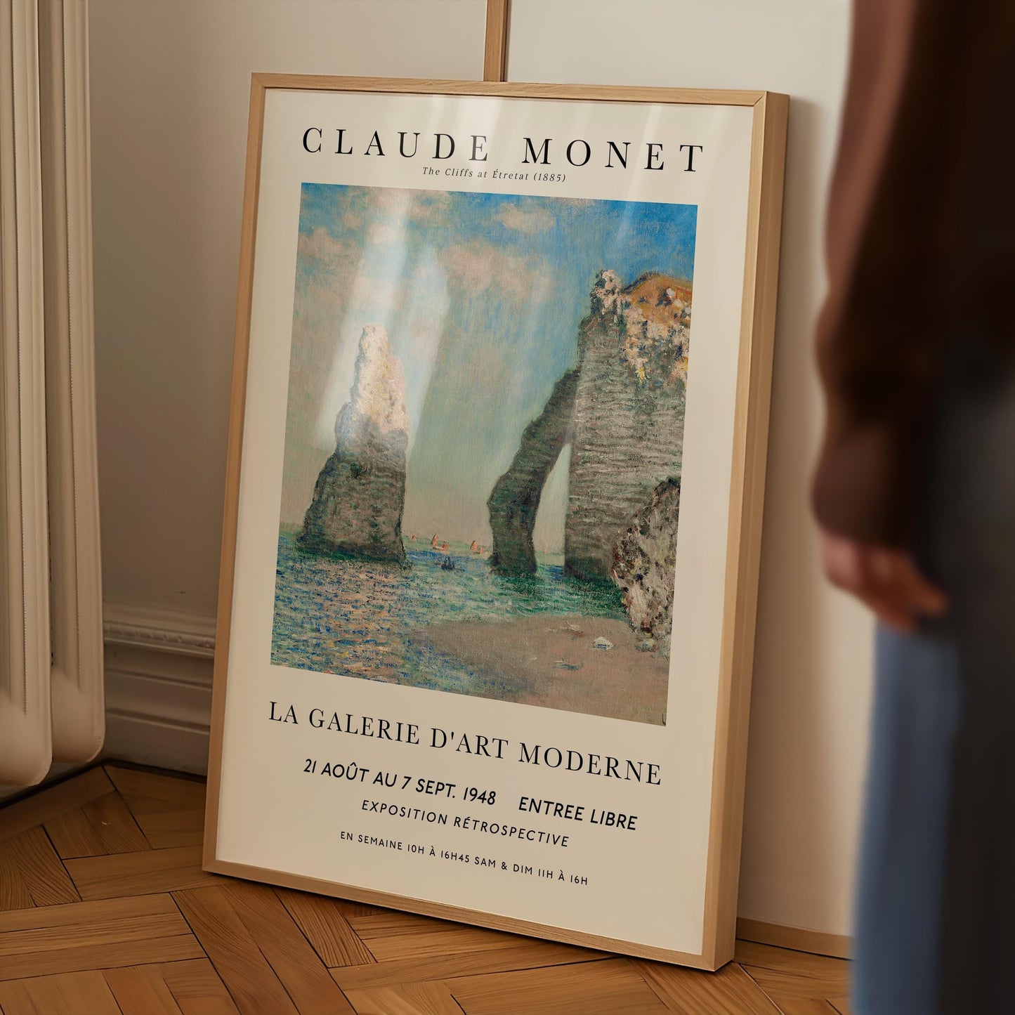 Monet - The Cliffs at Etretat Print