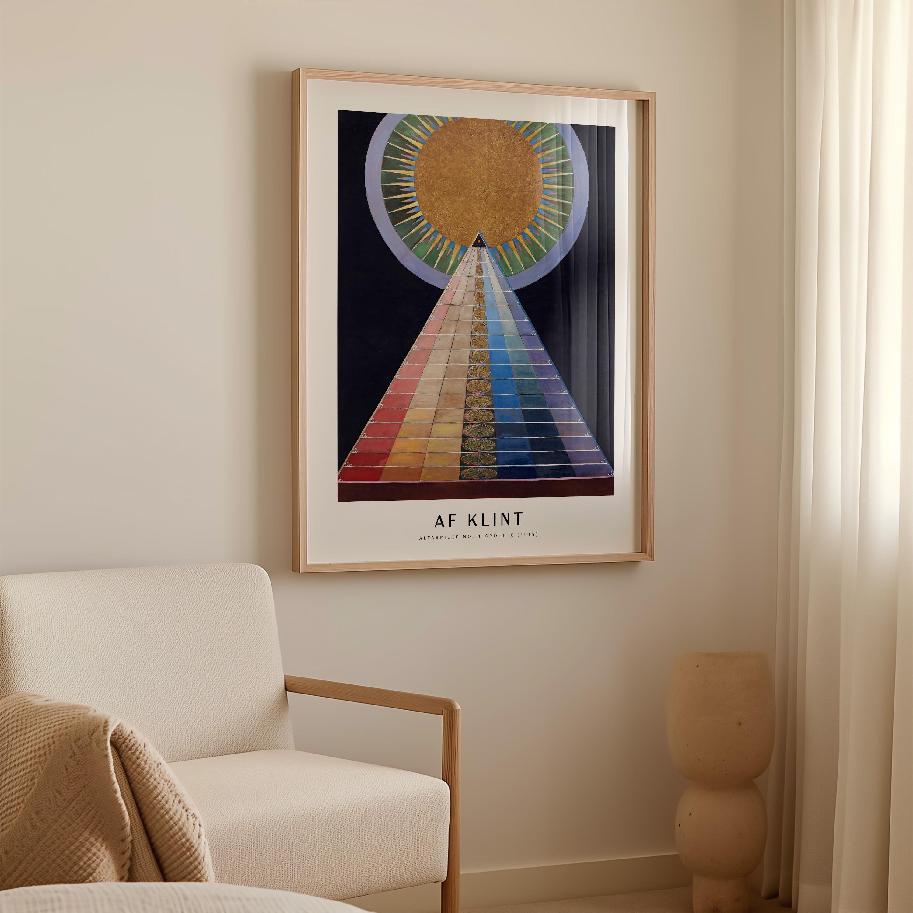 Hilma af Klint - Altarpiece No. 1 Group X Print – modern artefacts