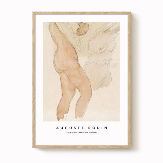 Auguste Rodin - Nude Study Print