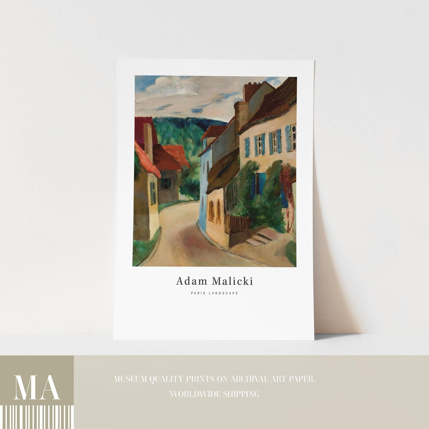 Adam Malicki - Paris Landscape Print