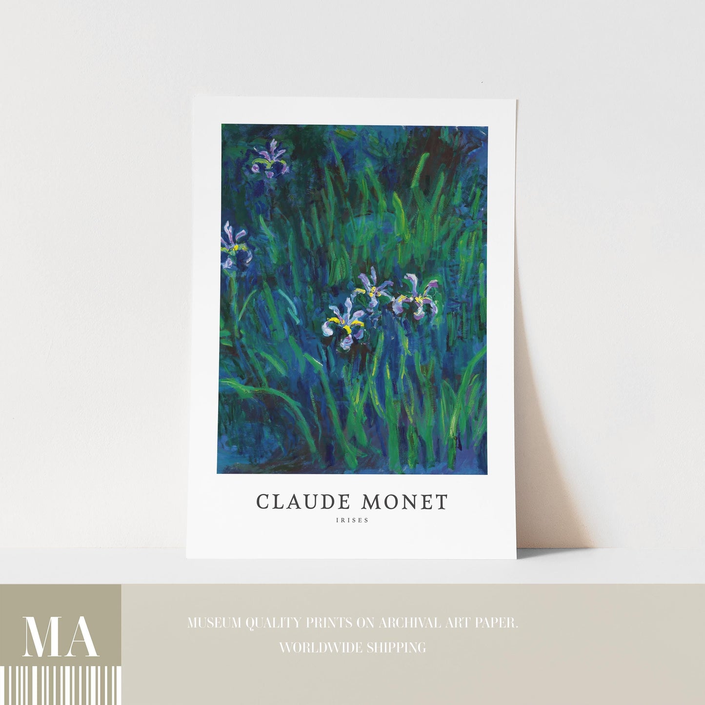 Monet - Irises Print