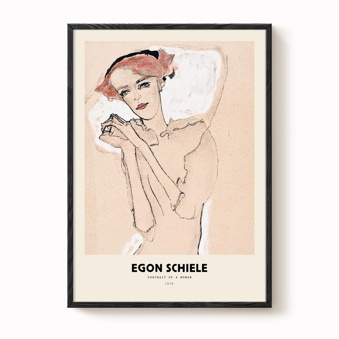 Egon Schiele - No. 288: Portrait of a Young Woman Print