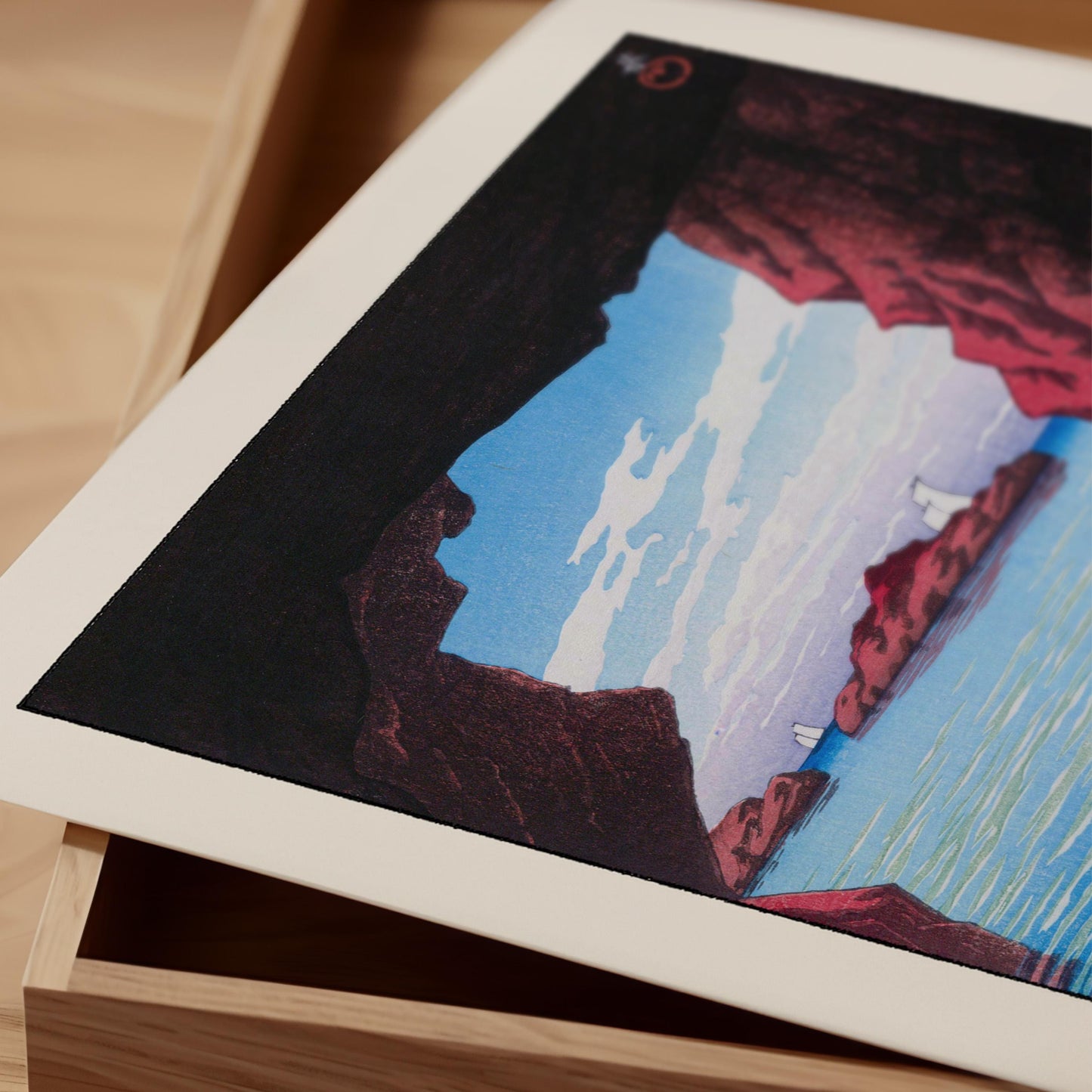 Hasui Kawase - Kojaku Cavern at Oga Peninsula Print