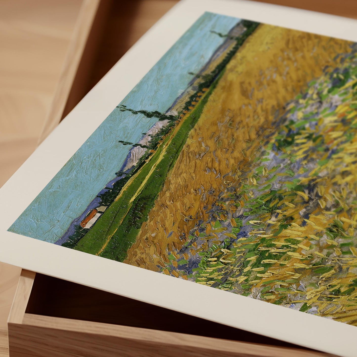 Van Gogh - Wheatfield Print