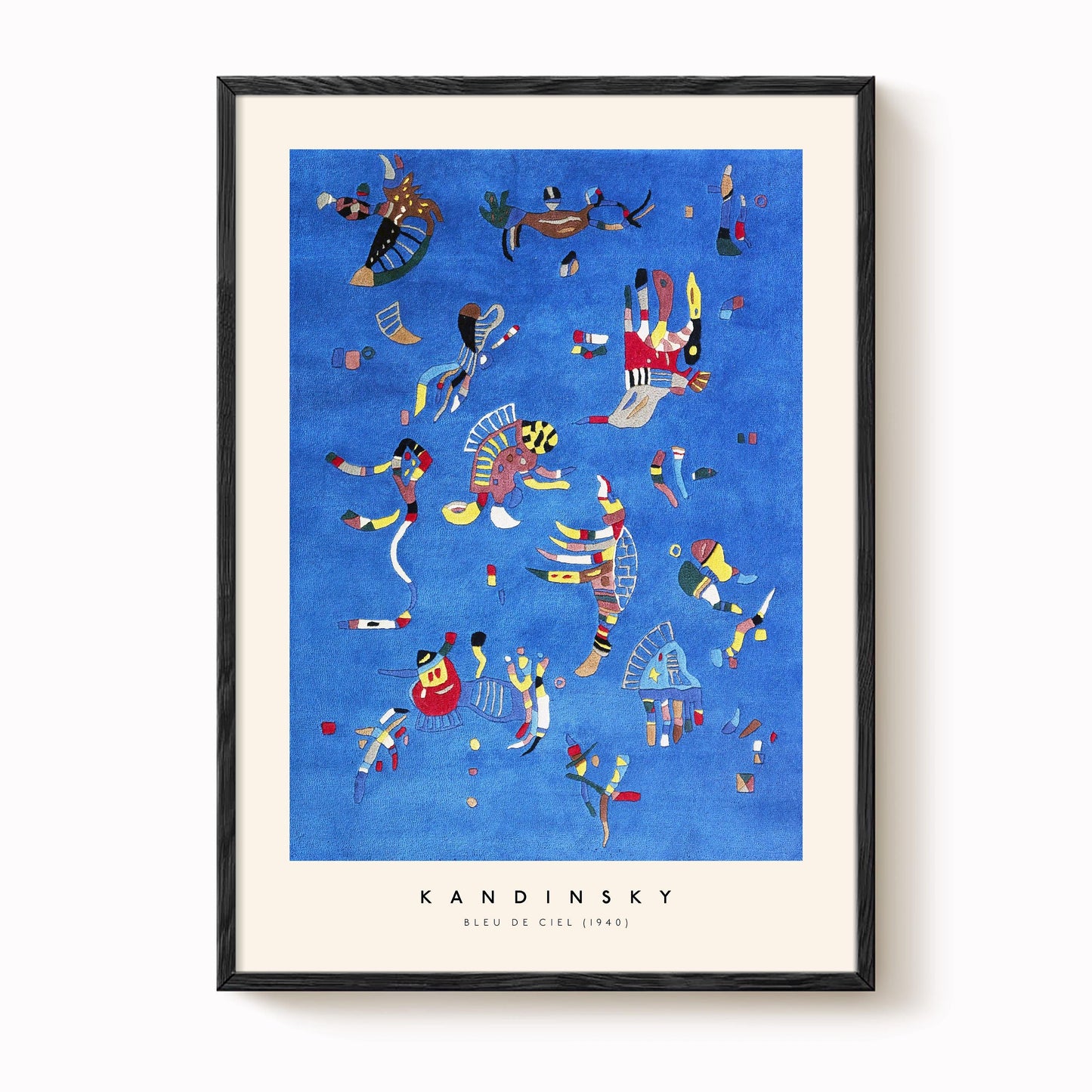 Kandinsky - Bleu De Ciel Print