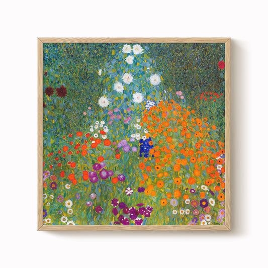 Gustav Klimt - Cottage Garden Print
