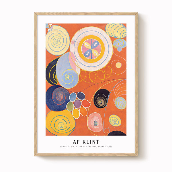Hilma af Klint - Group IV, No. 3. The Ten Largest, Youth Print