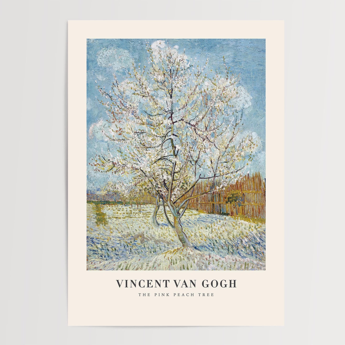 Van Gogh - The Pink Peach Tree Print