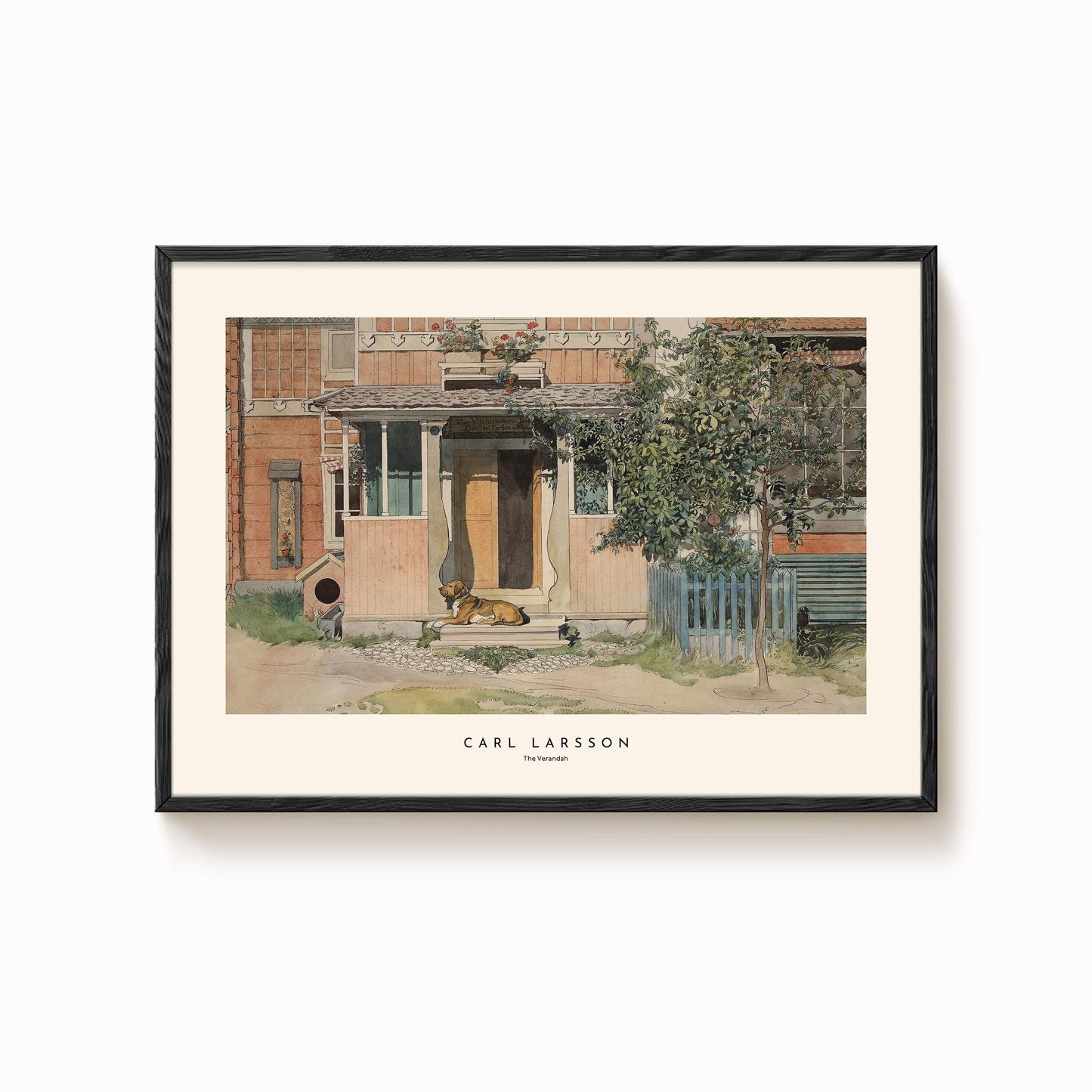 Carl Larsson - The Verandah Print
