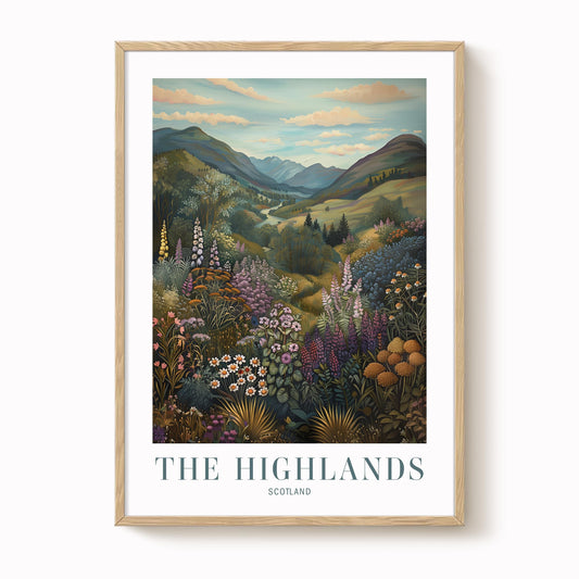 Scottish Highlands Art Print