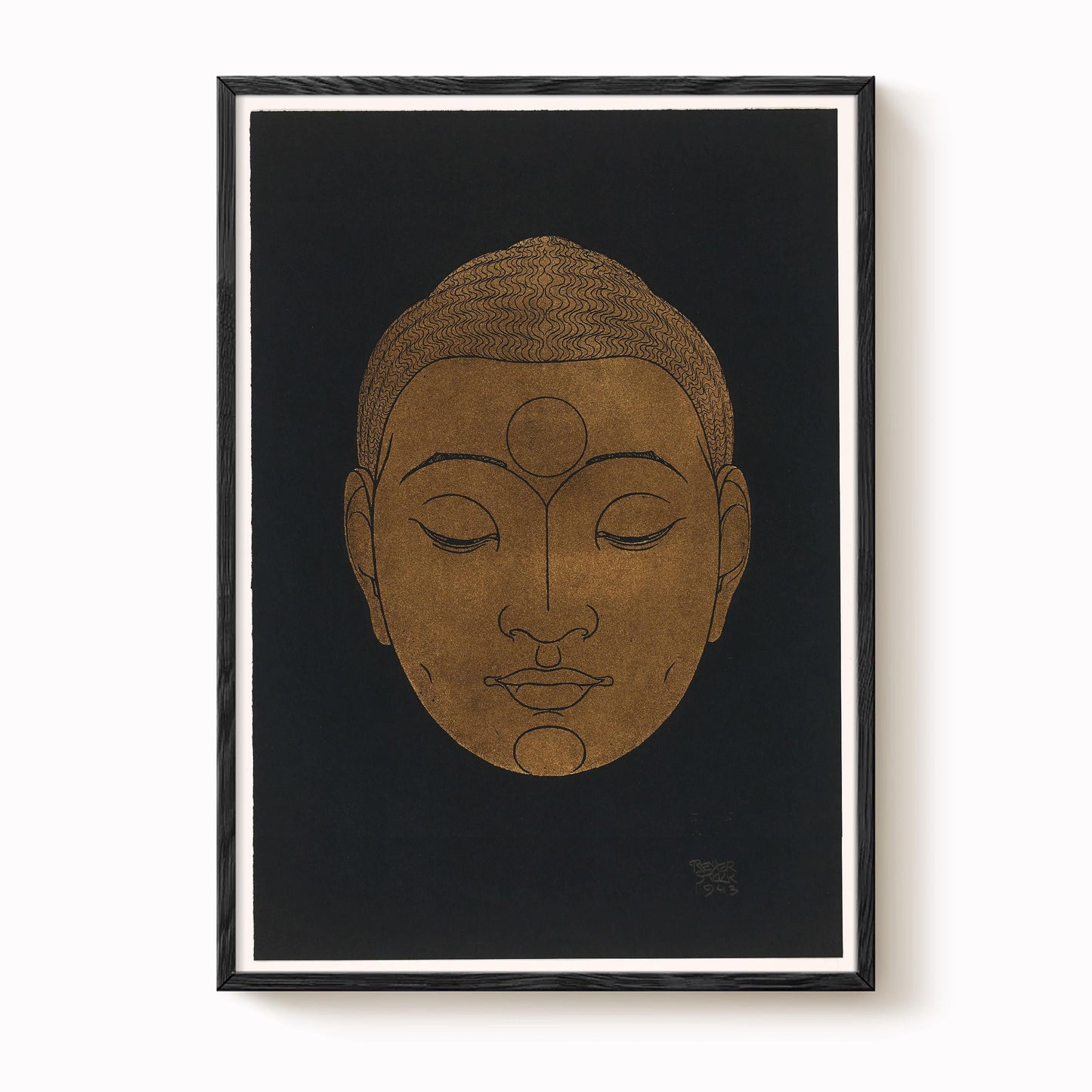 Reijer Stolk - Head of Buddha Print