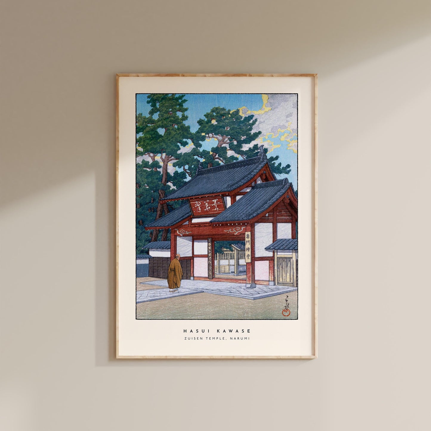 Hasui Kawase - Zuisen Temple Print