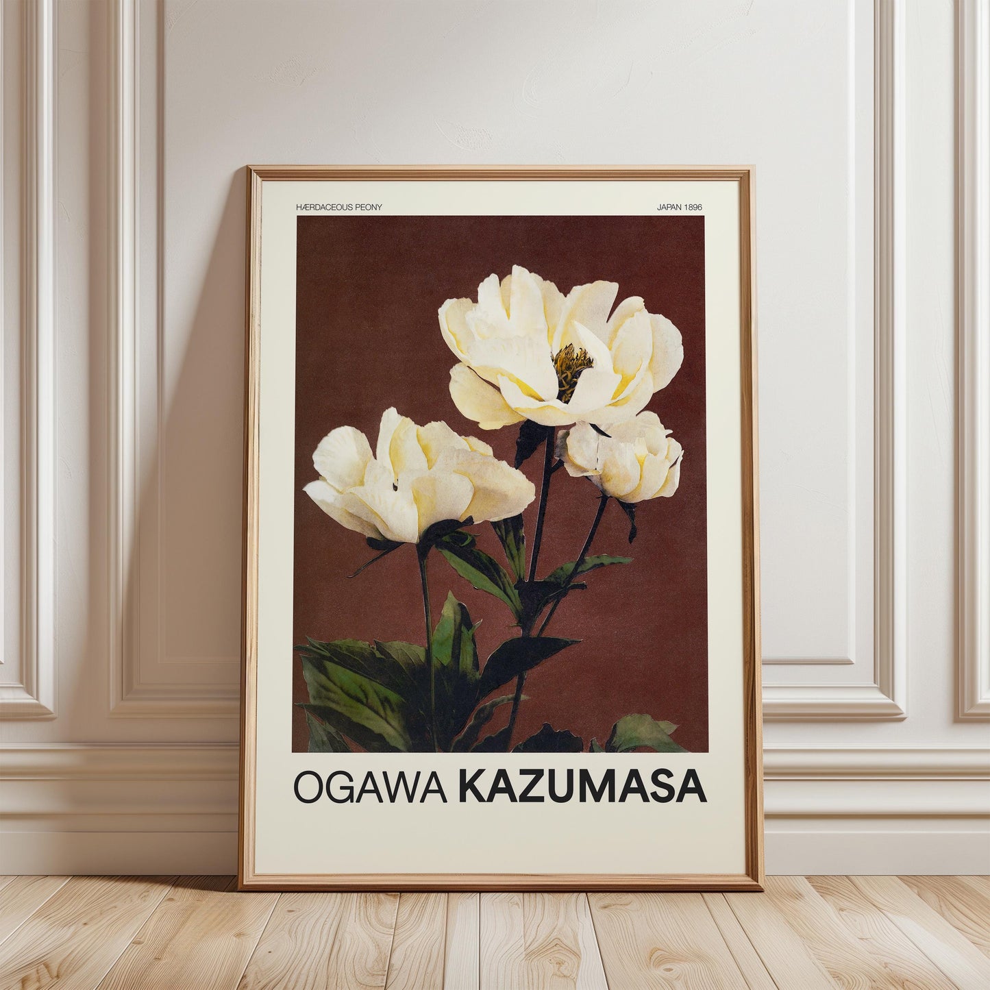 Ogawa Kazumasa - Herbaceous Peony Print