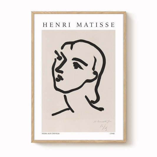 Henri Matisse - Nadia Aux Cheveux Lisses Art Print