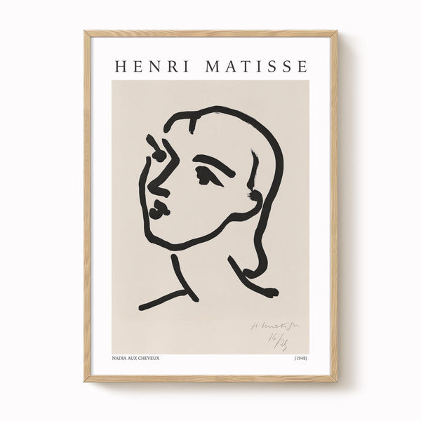 Henri Matisse - Nadia Aux Cheveux Lisses Art Print