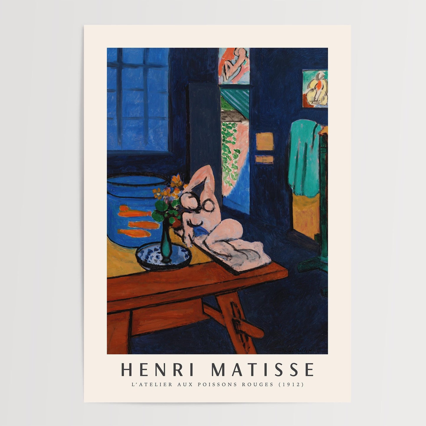 Henri Matisse - Studio with Goldfish Art Print