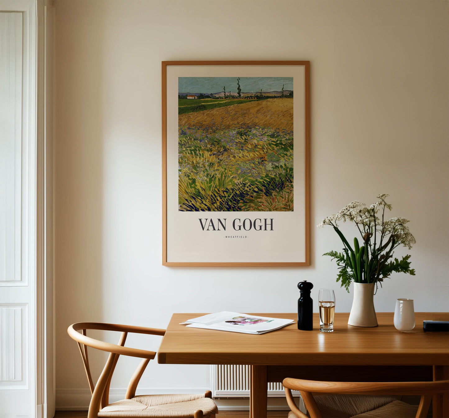 Van Gogh - Wheatfield Print