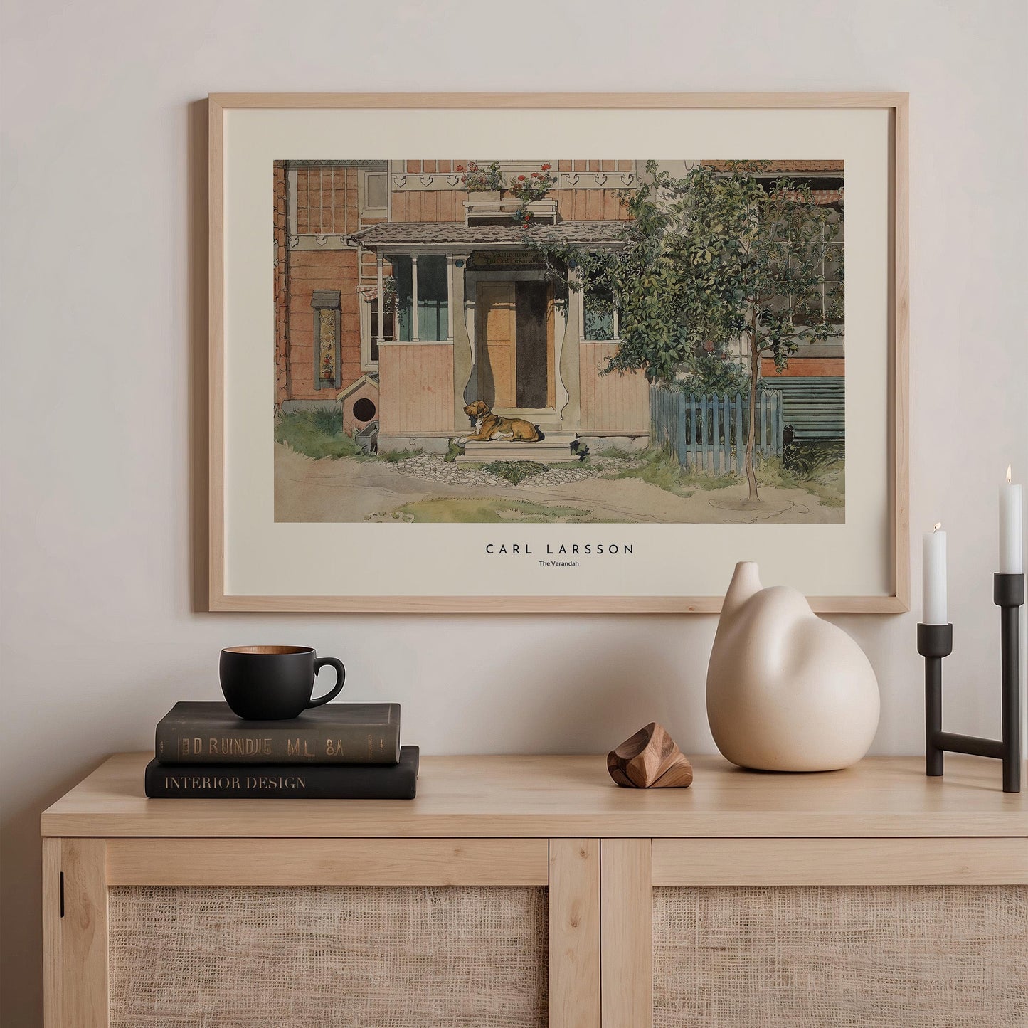 Carl Larsson - The Verandah Print