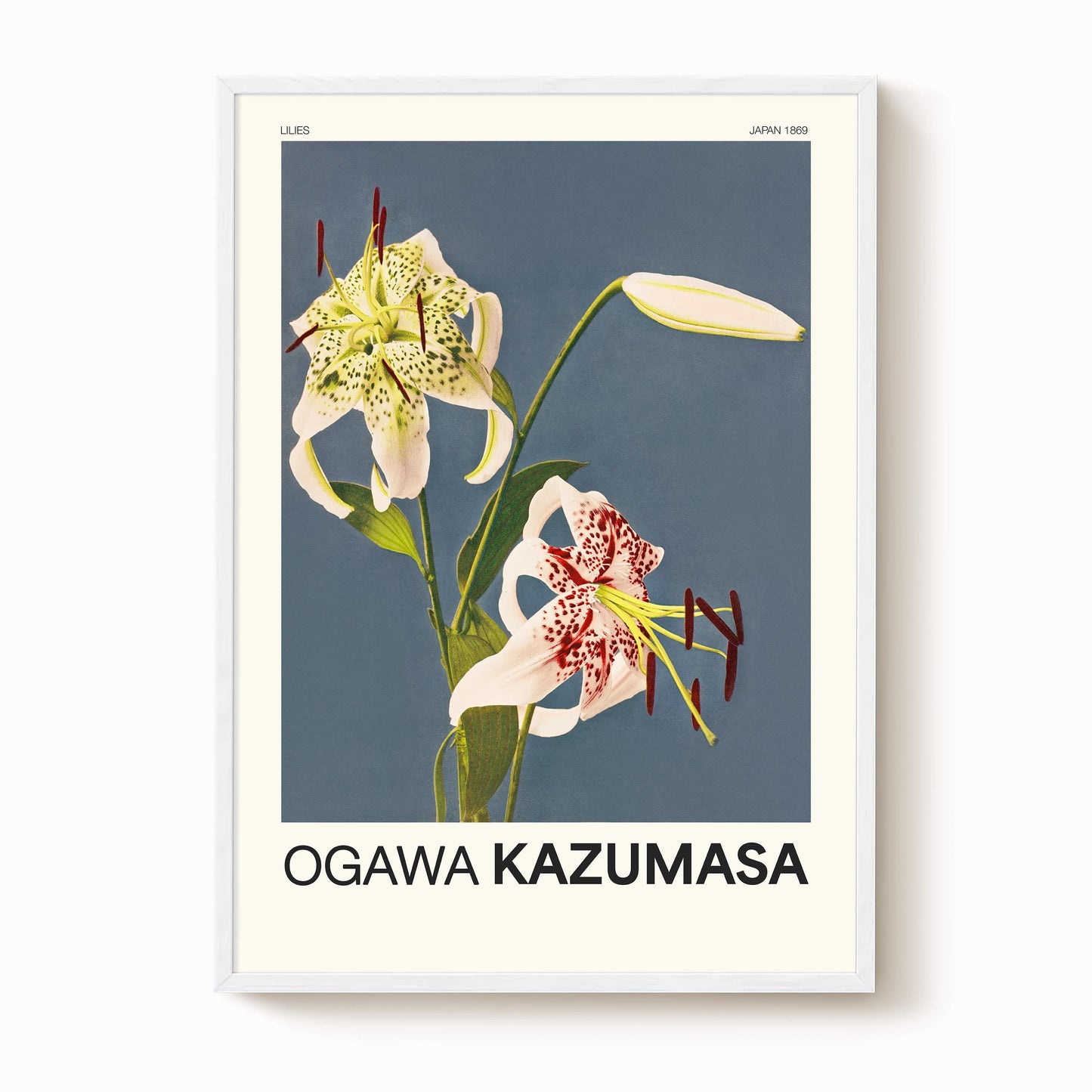 Ogawa Kazumasa - Lilies Print