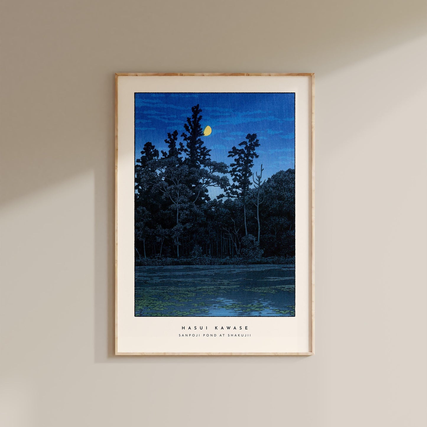 Hasui Kawase - Sanpoji Pond at Shakujii Print