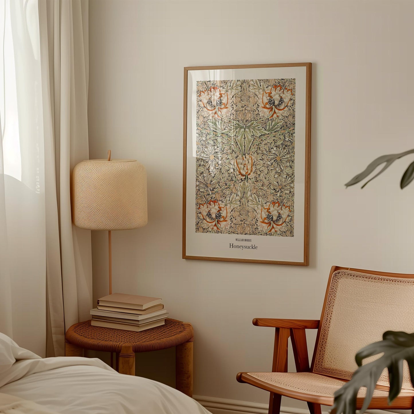 William Morris - Honeysuckle Pattern Print