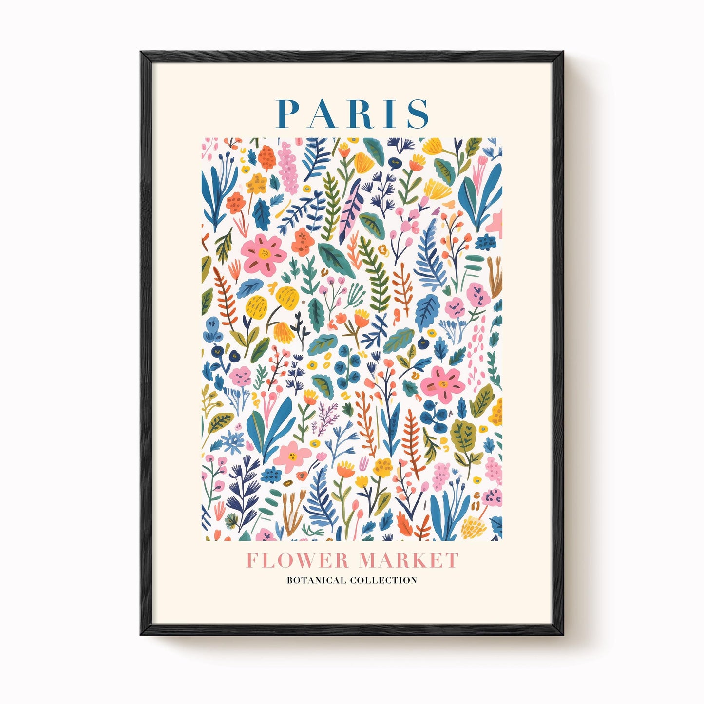 Paris Flower Market Print