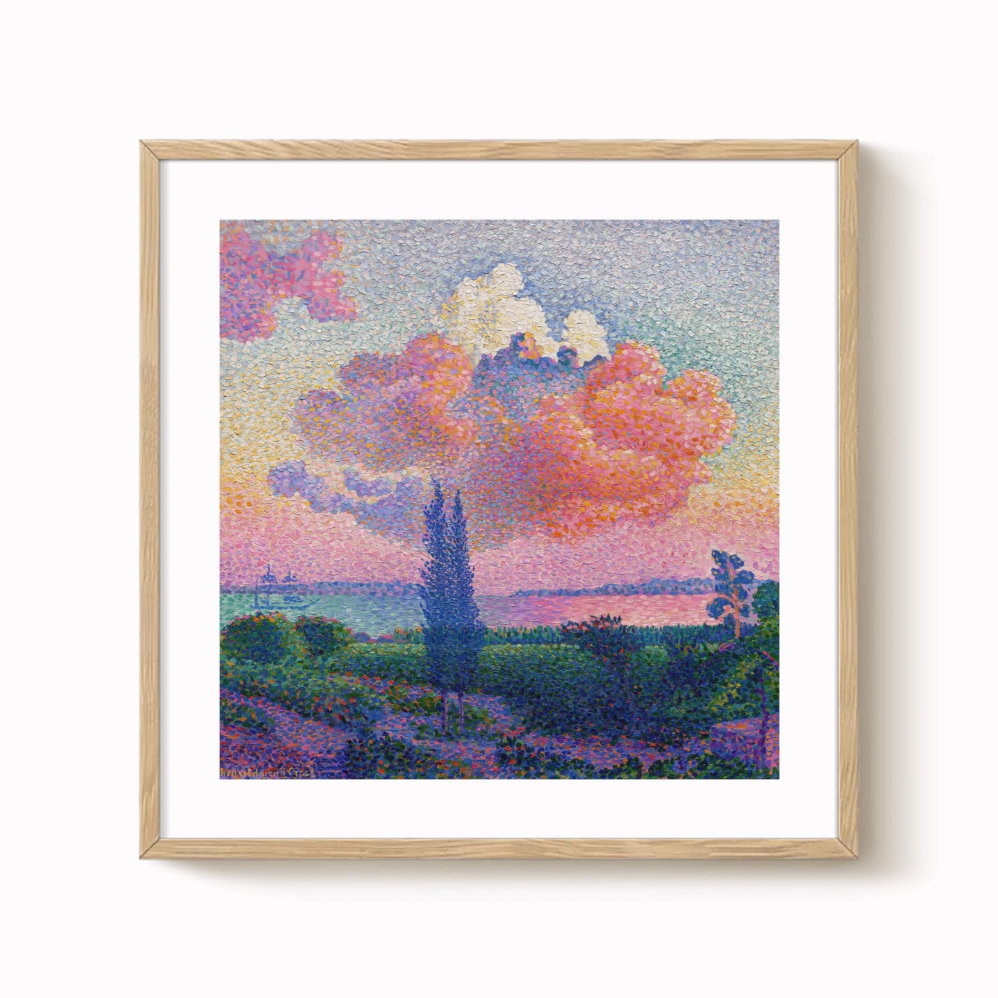 Henri-Edmond Cross - The Pink Cloud Print