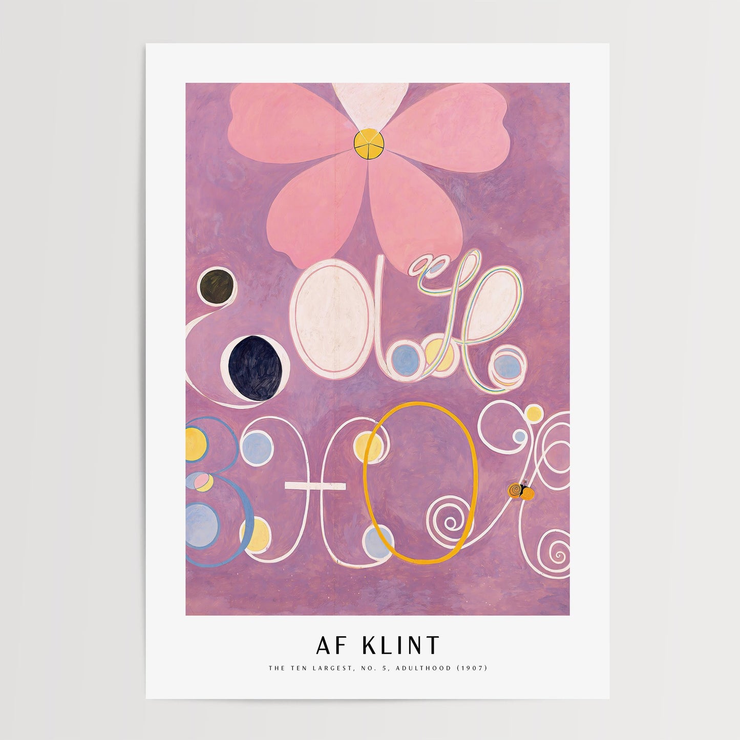 Hilma af Klint - The Ten Largest, No. 5, Adulthood Print