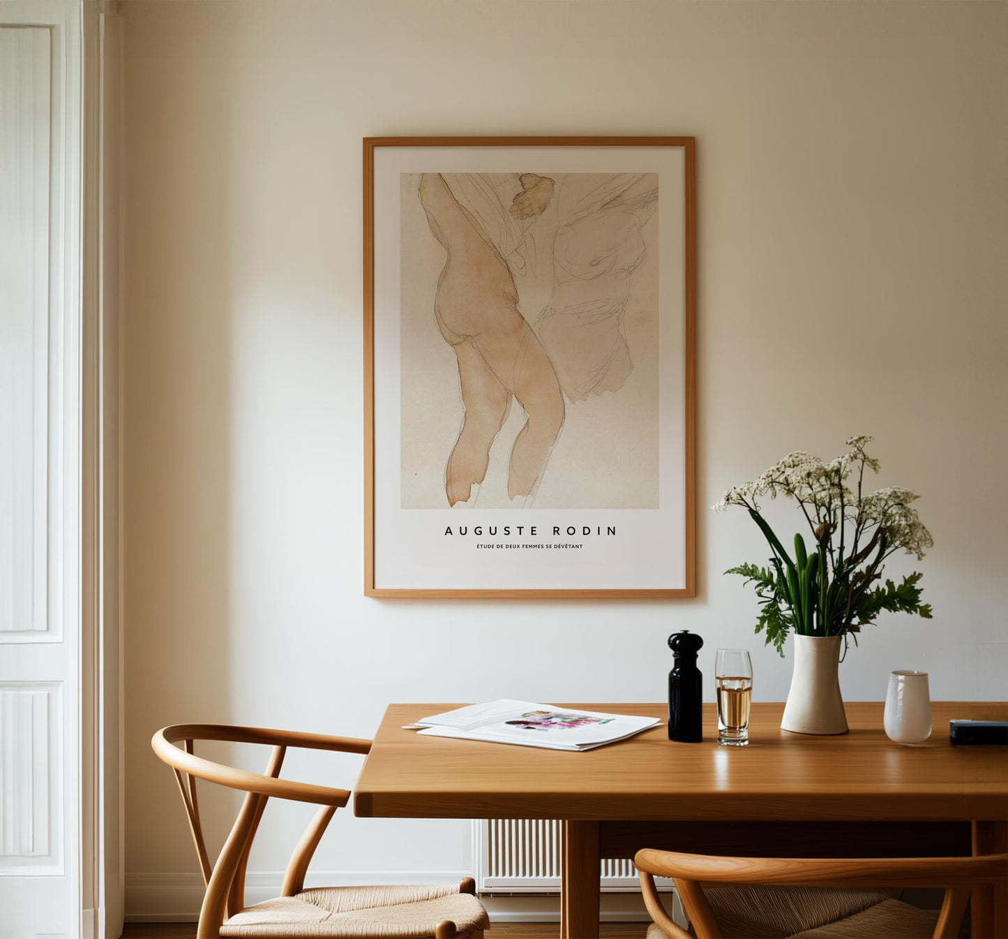 Auguste Rodin - Nude Study Print