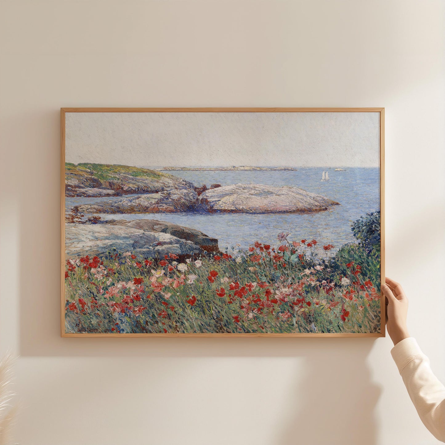 Childe Hassam - Poppies, Isles of Shoals Print