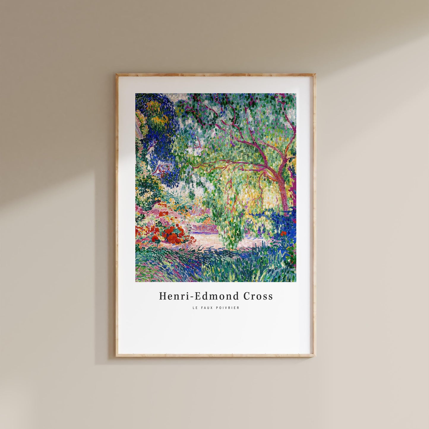 Henri-Edmond Cross - Le Faux Poivrier, Provence Print