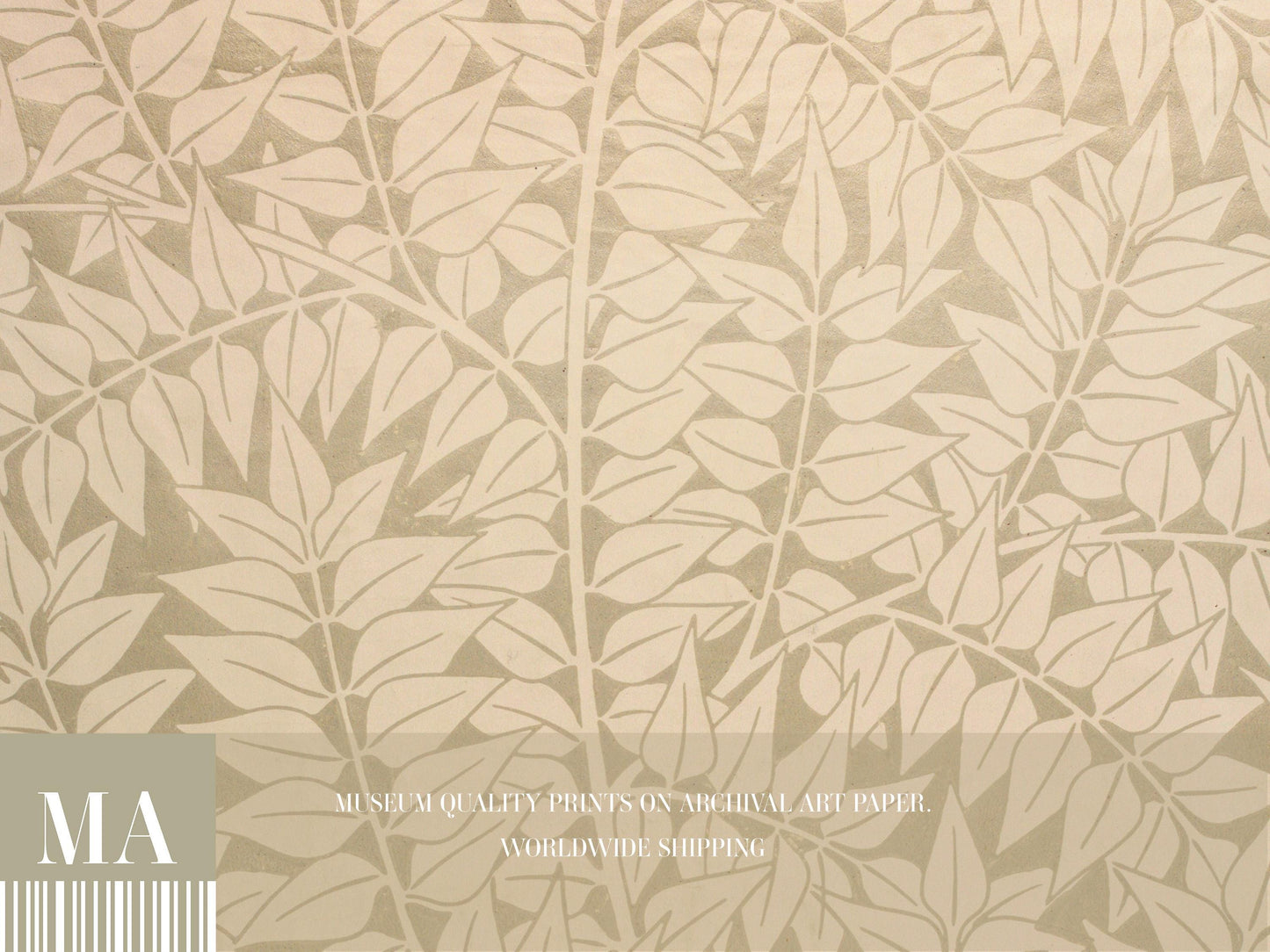 William Morris - Branch Pattern Print