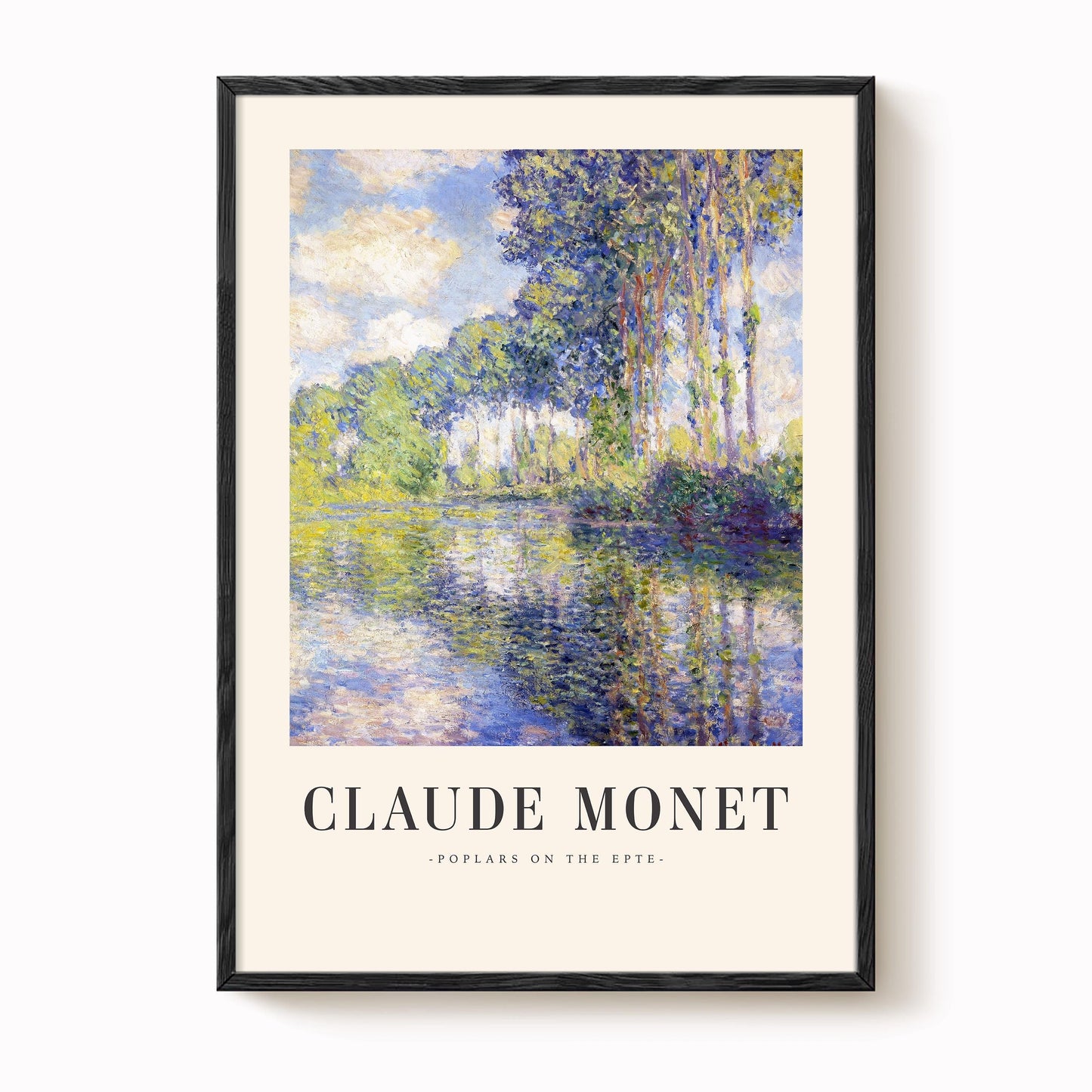 Monet - Poplars on the Epte Print