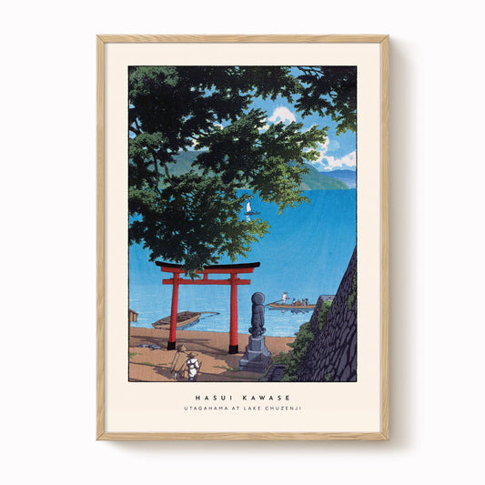 Hasui Kawase - Utagahama At Lake Chuzenji Print