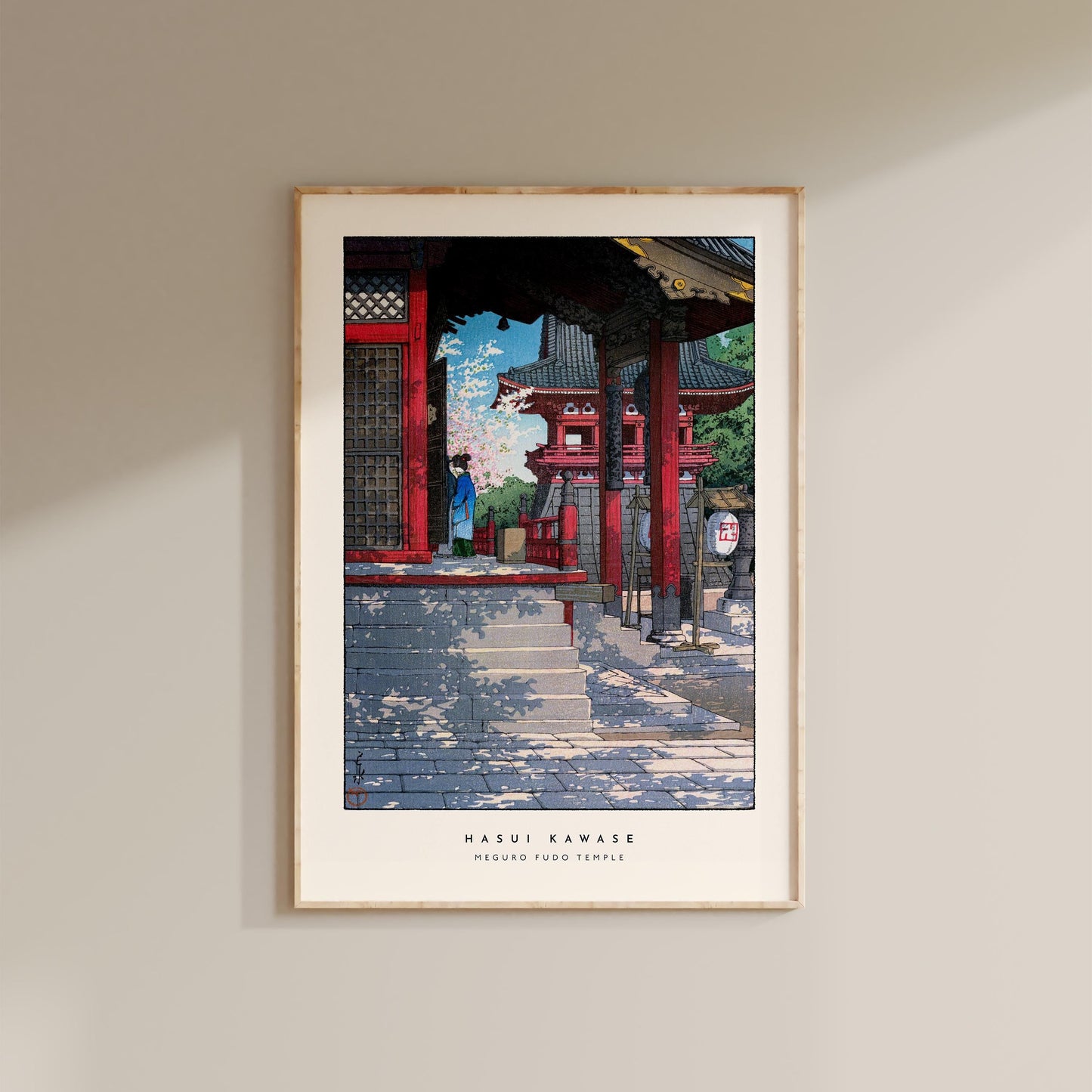 Hasui Kawase - Meguro Fudo Temple Print
