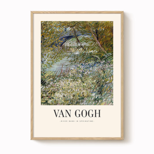 Van Gogh - Riverbank Print