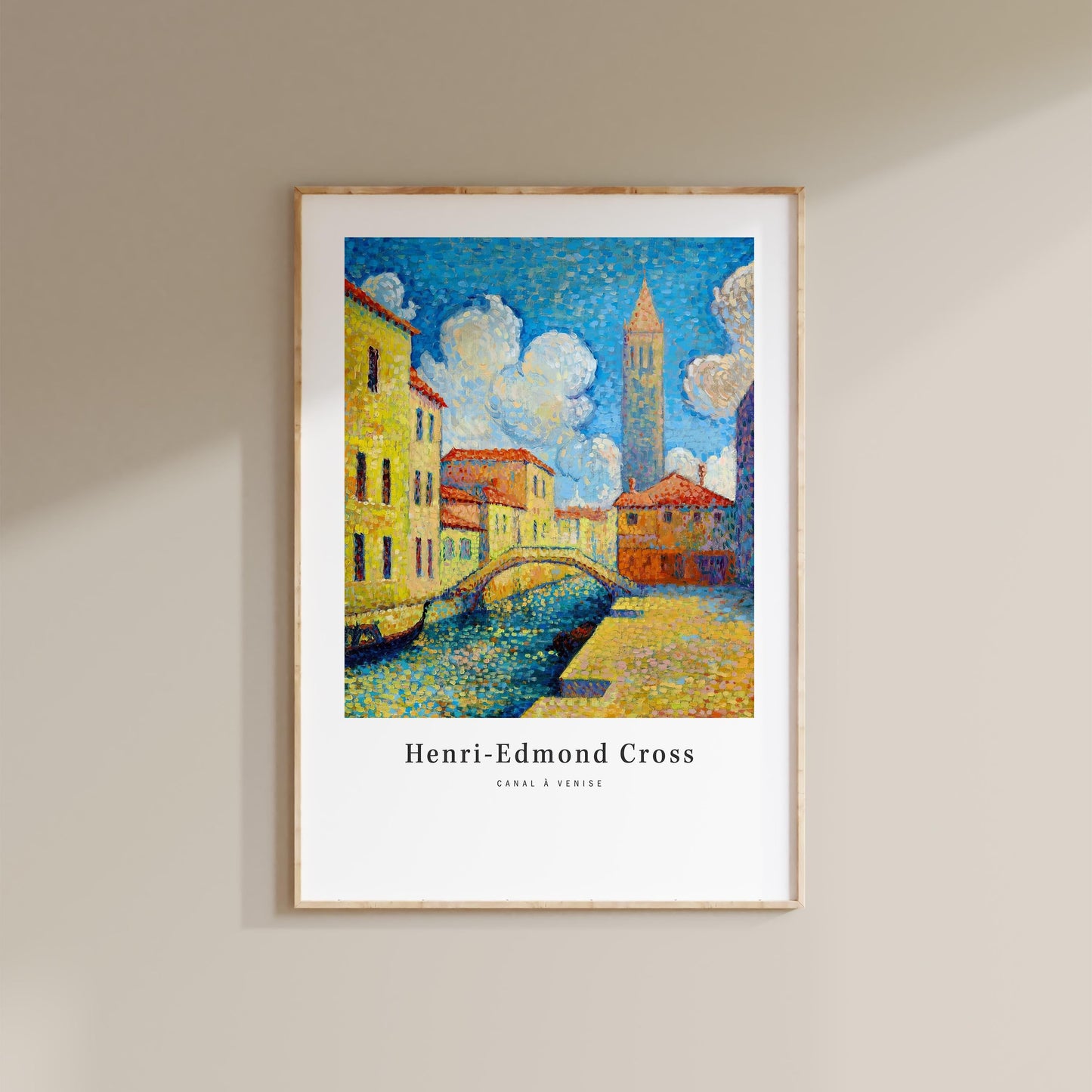 Henri-Edmond Cross - Canal à Venise Print