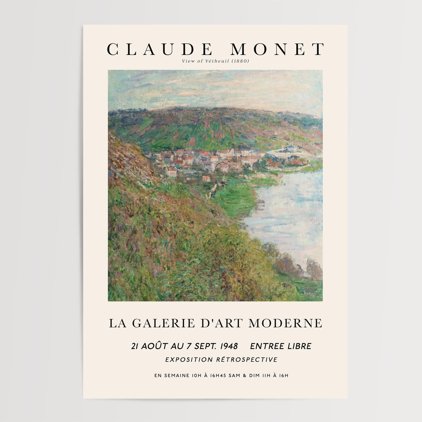 Monet - View of Vétheuil Print