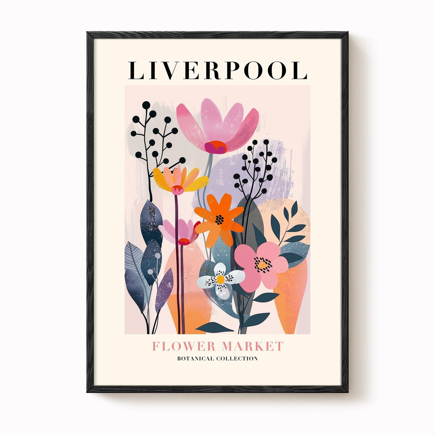 Liverpool Flower Market Print