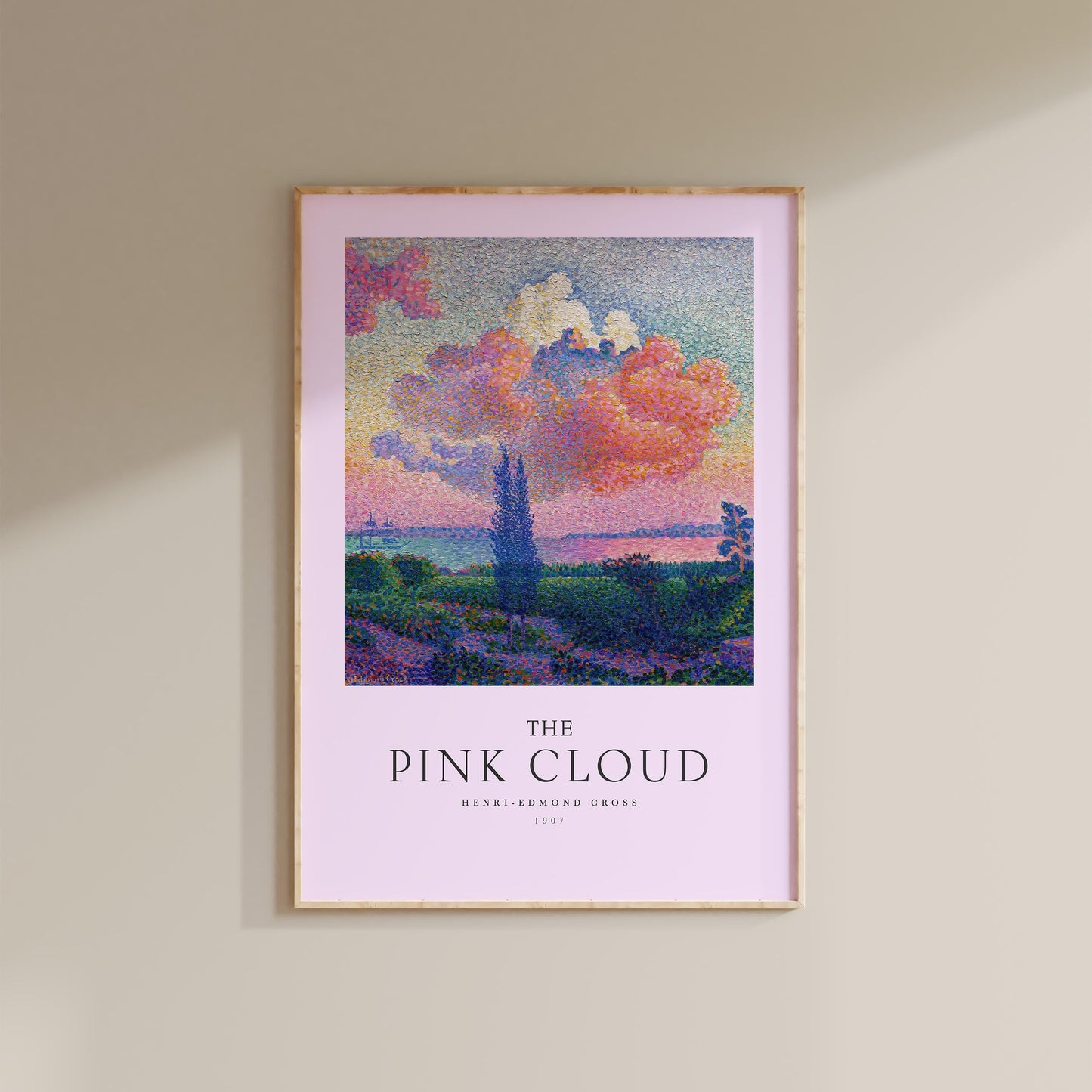 Henri-Edmond Cross - The Pink Cloud Print