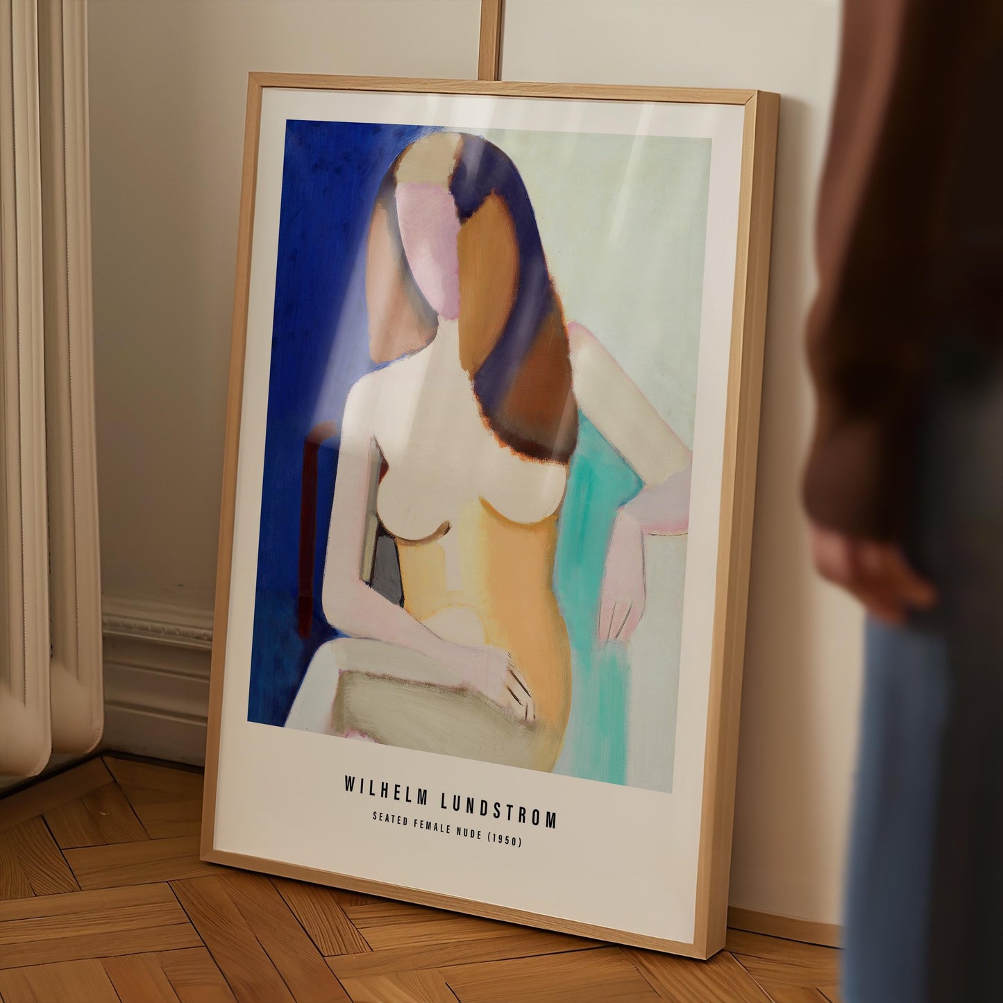 Vilhelm Lundstrøm - Seated Female Nude Print
